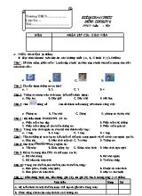 Đề kiểm tra 45 phút học kỳ I môn Tin học Lớp 6